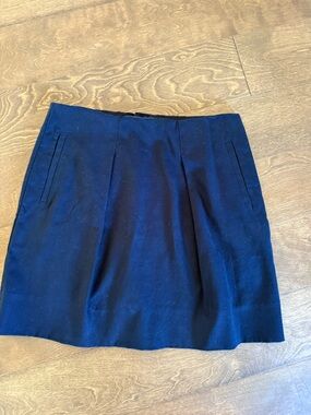 J. Crew Dark Navy Skirt